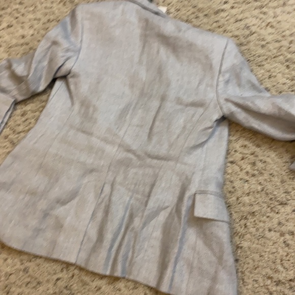 Herringbone Linen Blazer - Picture 6 of 7